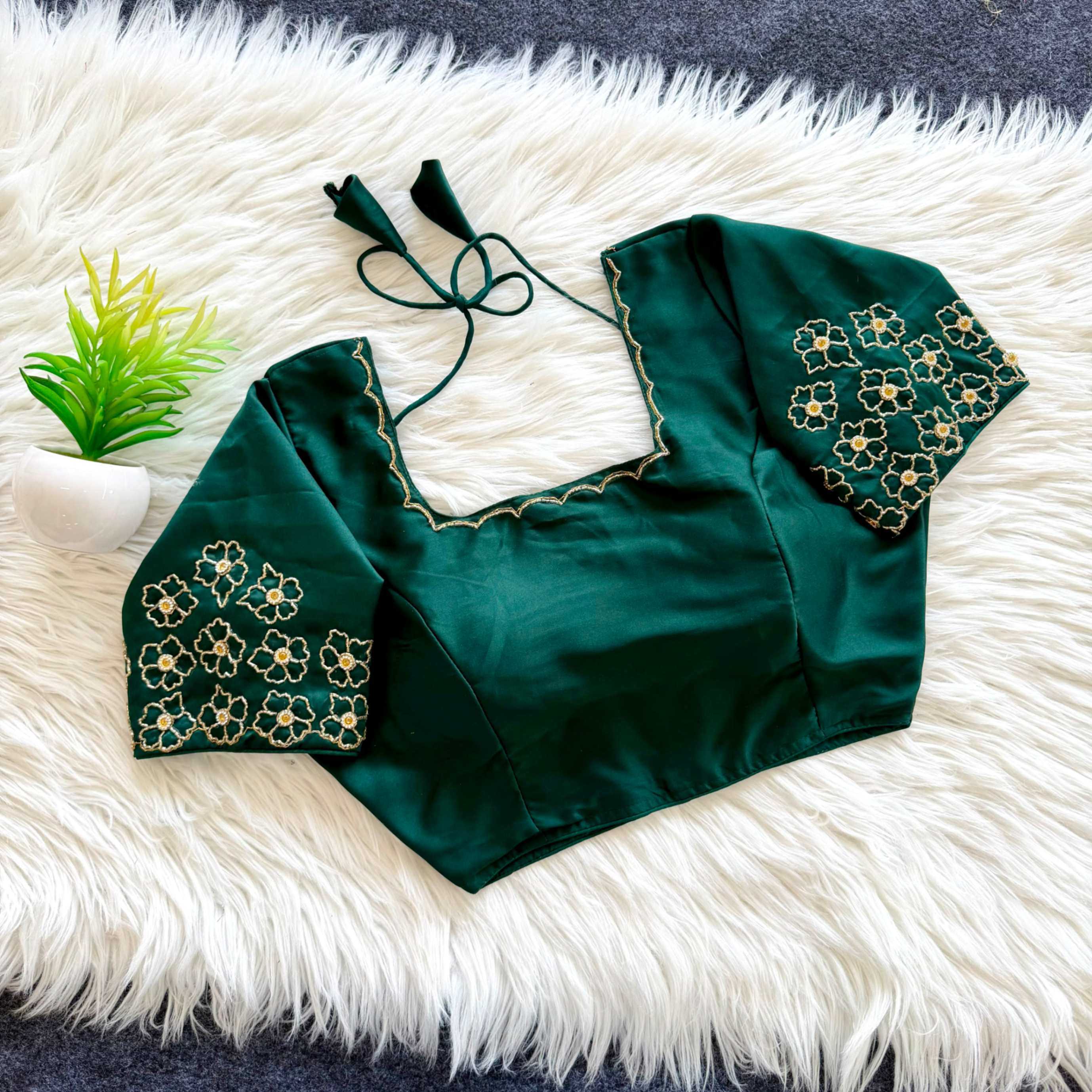 YNF Wholesale Pure Silk Designer Blouse  | Surat Manufacturer