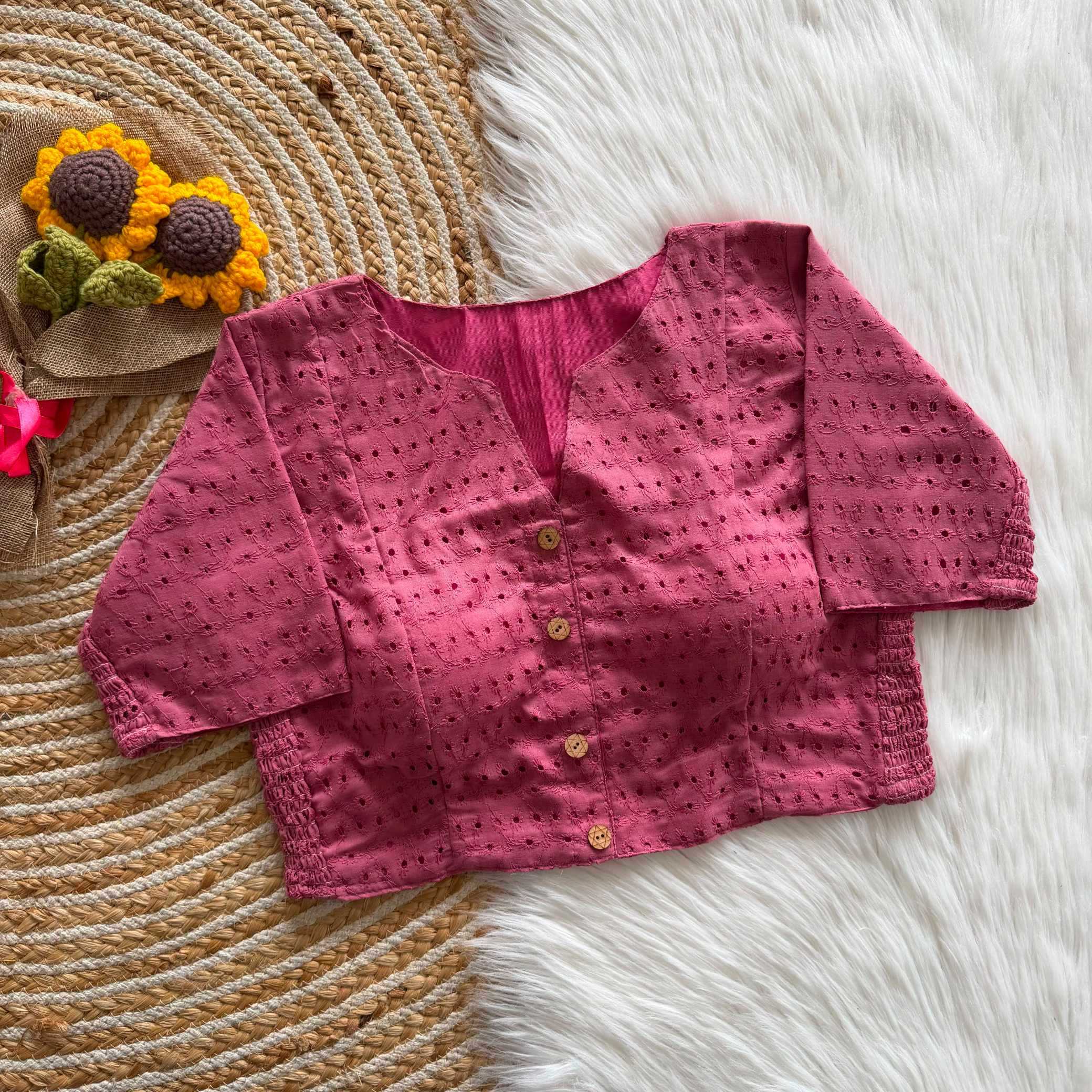 YNF Wholesale Hakoba Embroidered Blouses KESH732 Brinda | Surat Manufacturer