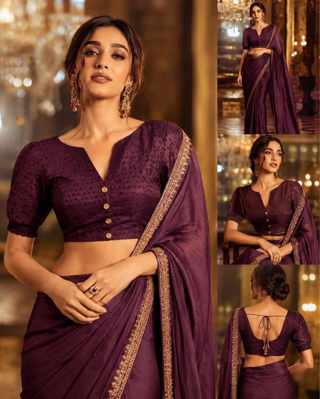 YNF Wholesale Hakoba Embroidered Blouses KESH732 Brinda | Surat Manufacturer