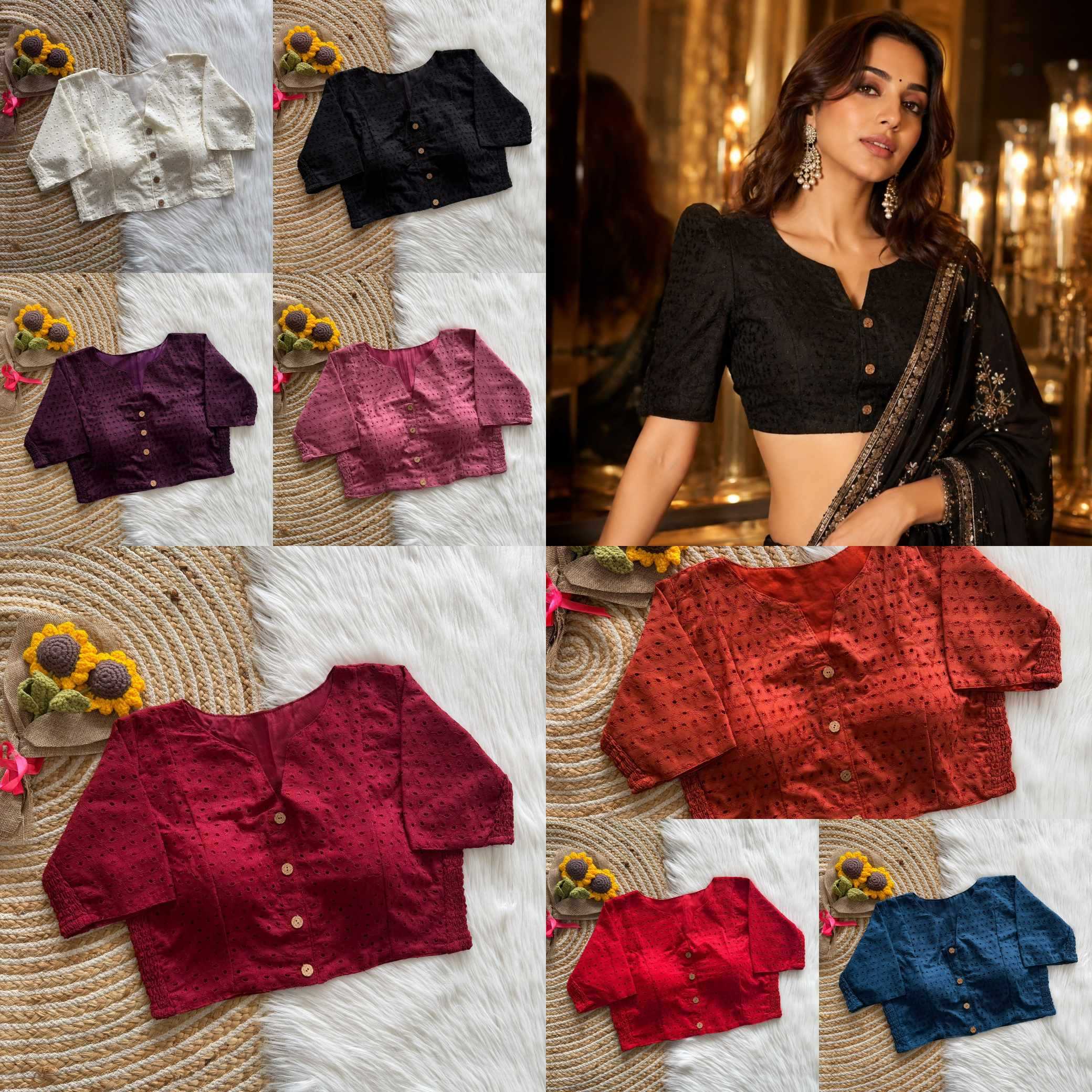 YNF Wholesale Hakoba Embroidered Blouses KESH732 Brinda | Surat Manufacturer