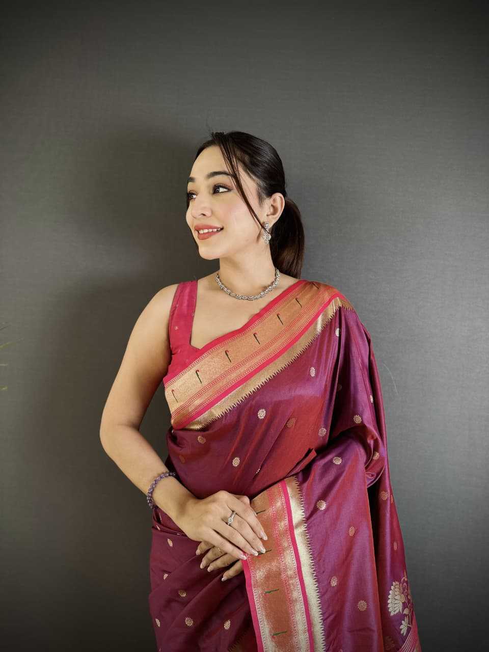 YNF Wholesale Lichi Silk Paithani Sarees  | Surat Manufacturer