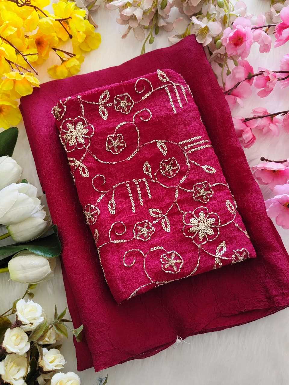 YNF Wholesale Crunchi Designer Sarees  | Surat Manufacturer