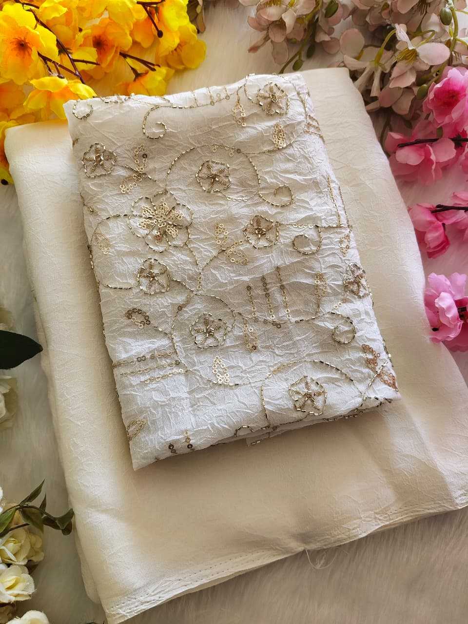 YNF Wholesale Crunchi Designer Sarees  | Surat Manufacturer