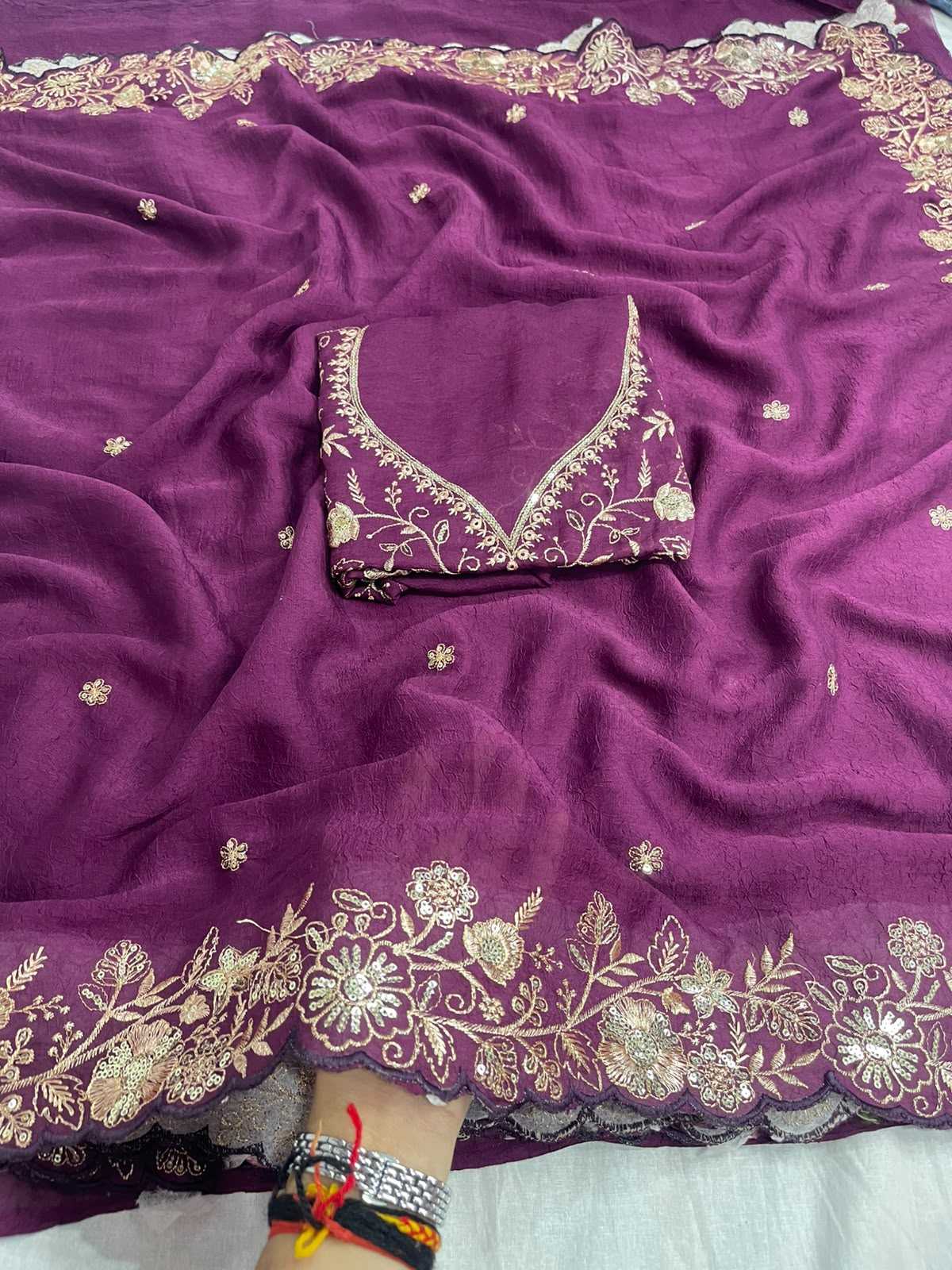 YNF Wholesale Crunchi Designer Sarees  | Surat Manufacturer