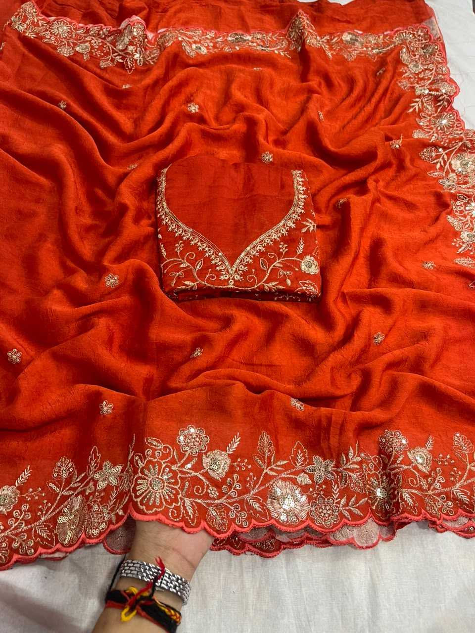 YNF Wholesale Crunchi Designer Sarees  | Surat Manufacturer