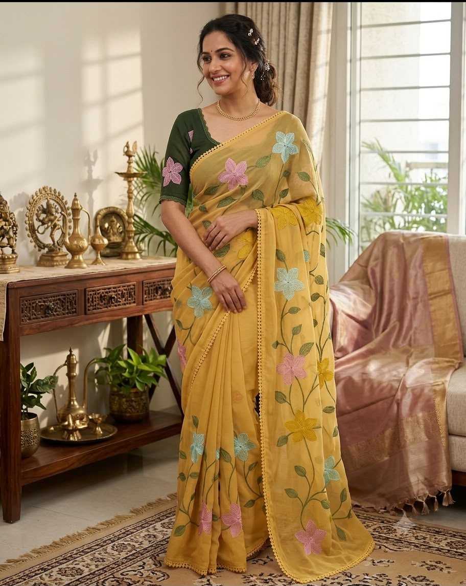 YNF Wholesale Georgette Designer Sarees  | Surat Manufacturer