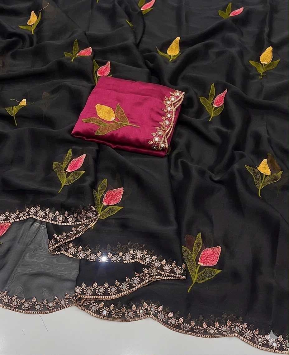 YNF Wholesale Rangoli Silk Embroidered Sarees  | Surat Manufacturer