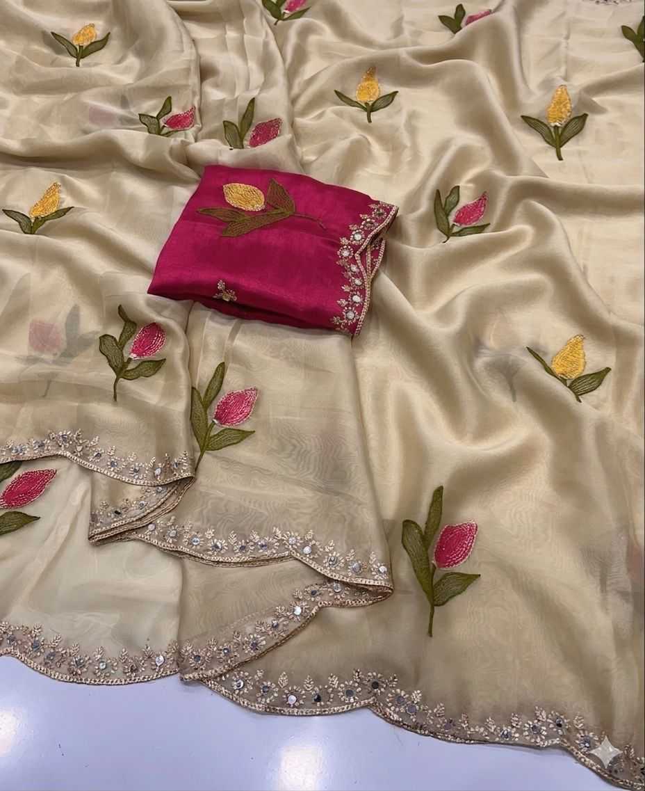 YNF Wholesale Rangoli Silk Embroidered Sarees  | Surat Manufacturer