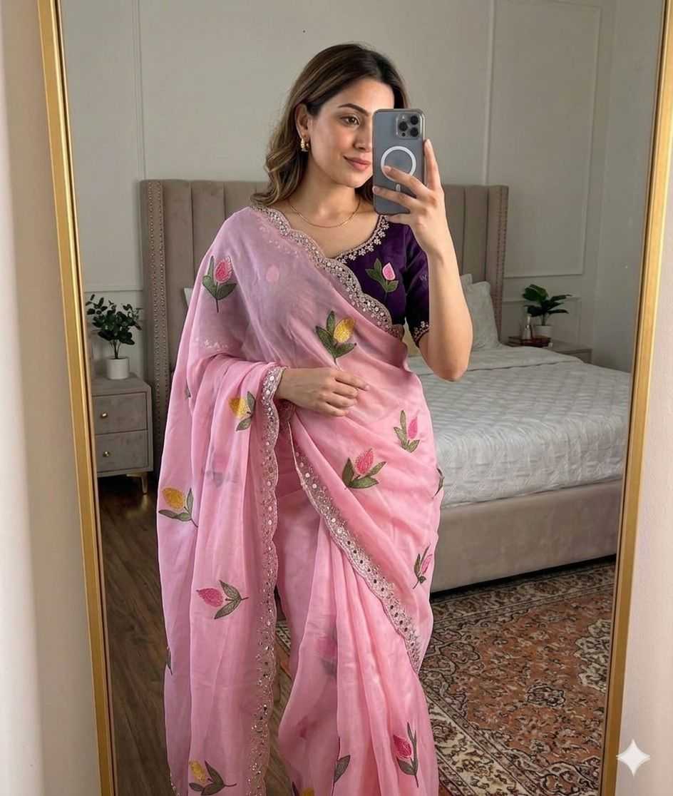 YNF Wholesale Rangoli Silk Embroidered Sarees  | Surat Manufacturer