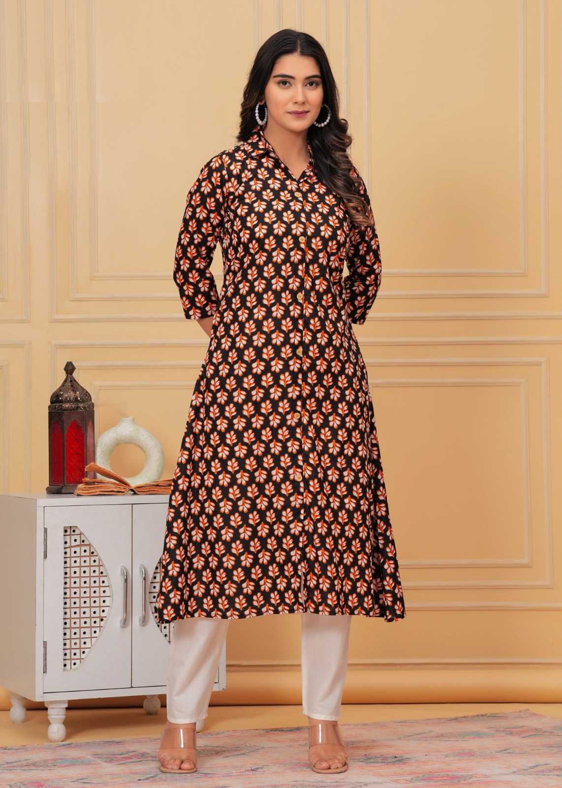 YNF Wholesale Pure Cotton Designer Kurtis  | Surat Manufacturer