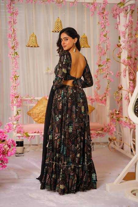 YNF Wholesale Chinon Printed Lehenga KESH744 2 | Surat Manufacturer