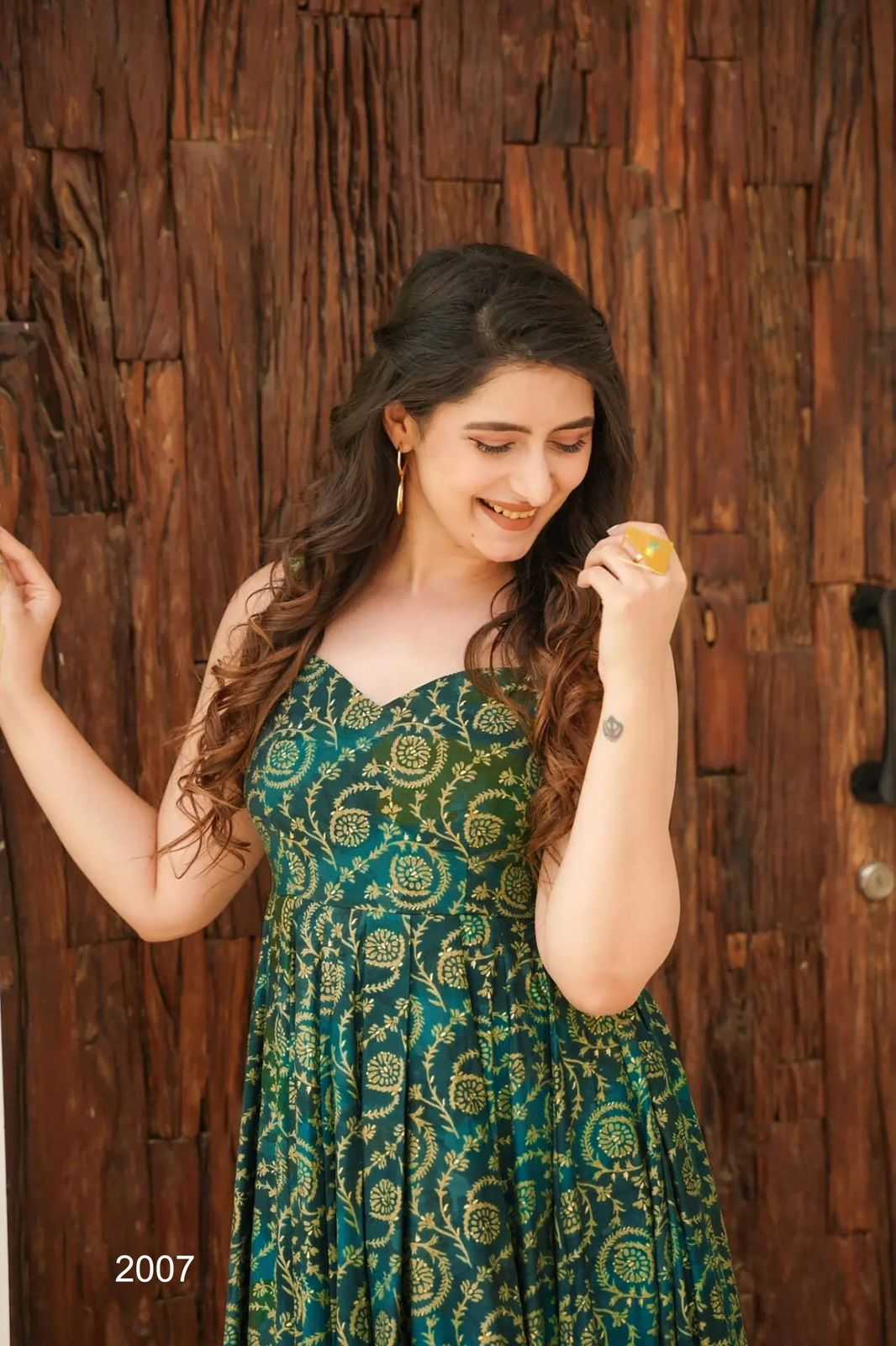 YNF Wholesale Heavy Rayon Printed Gowns KESH744 20 | Surat Manufacturer