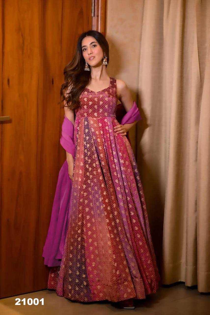 YNF Wholesale Heavy Rayon Printed Gowns KESH744 21 | Surat Manufacturer