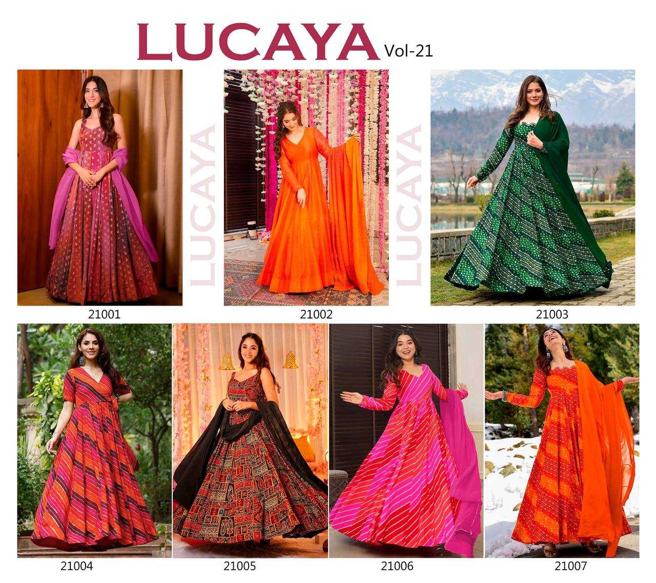 YNF Wholesale Heavy Rayon Printed Gowns KESH744 21 | Surat Manufacturer