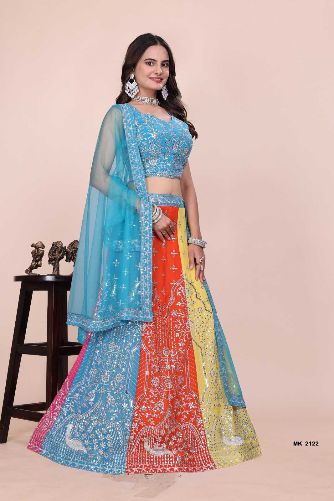 YNF Wholesale Faux Georgette Fancy Lehenga  | Surat Manufacturer