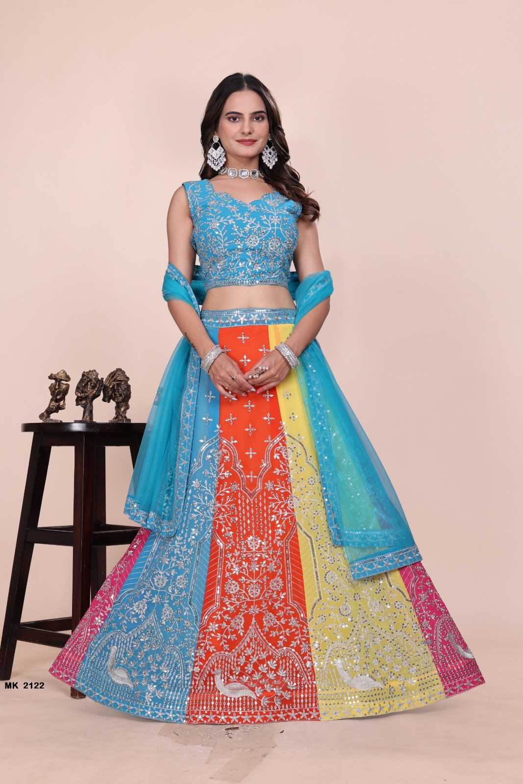 YNF Wholesale Faux Georgette Fancy Lehenga  | Surat Manufacturer