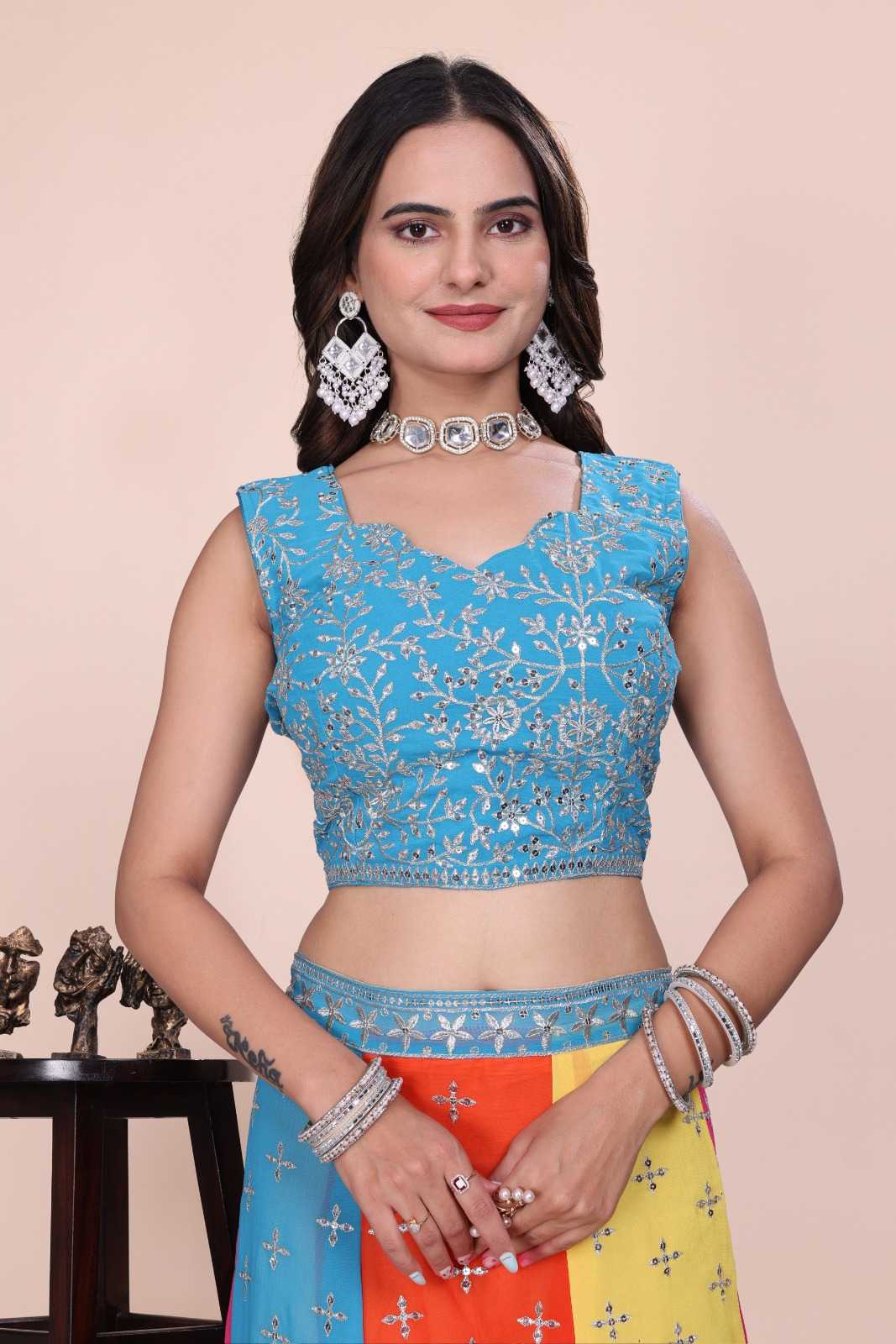 YNF Wholesale Faux Georgette Fancy Lehenga  | Surat Manufacturer