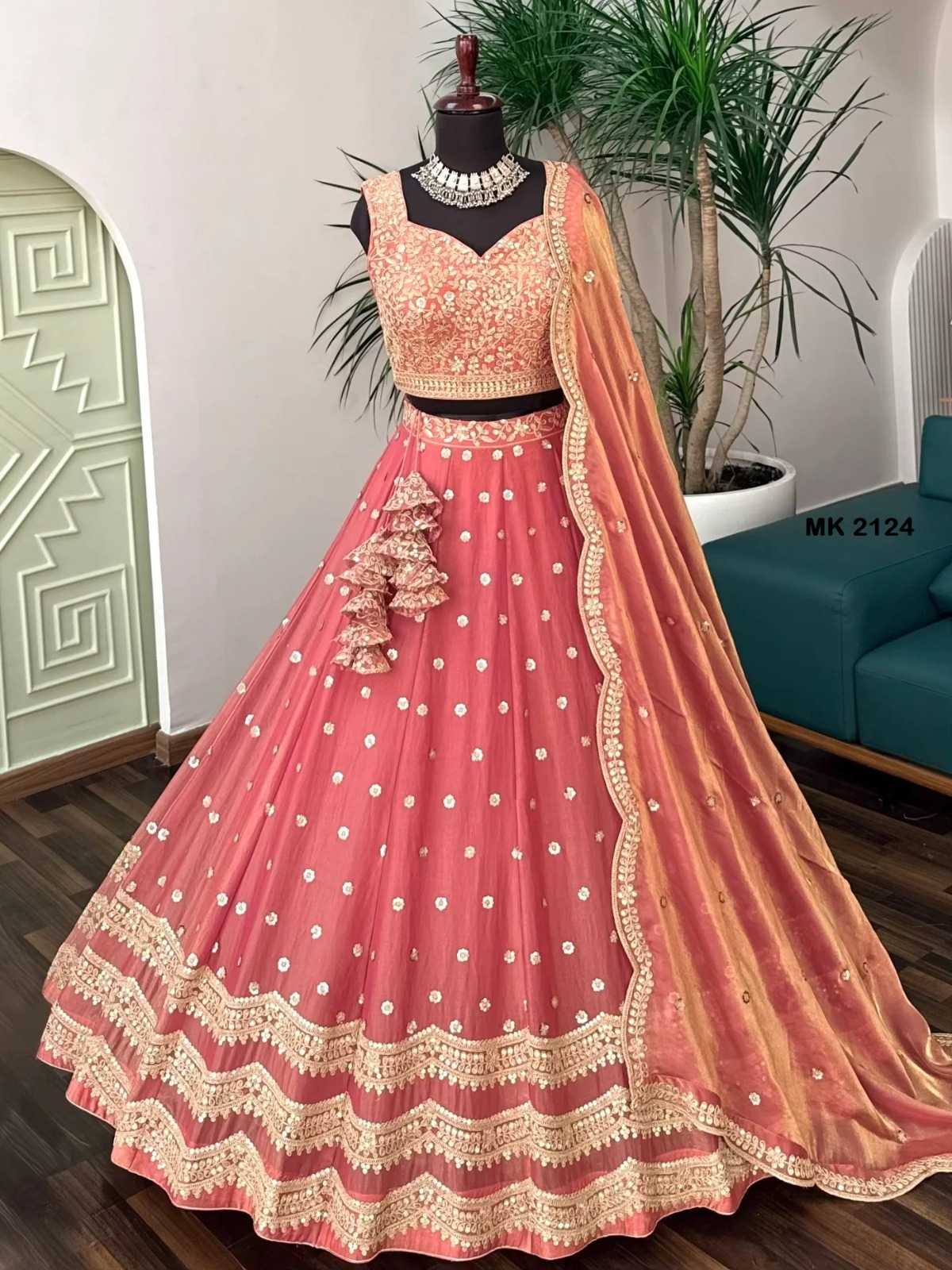 YNF Wholesale Heavy Silk Designer Lehenga  | Surat Manufacturer