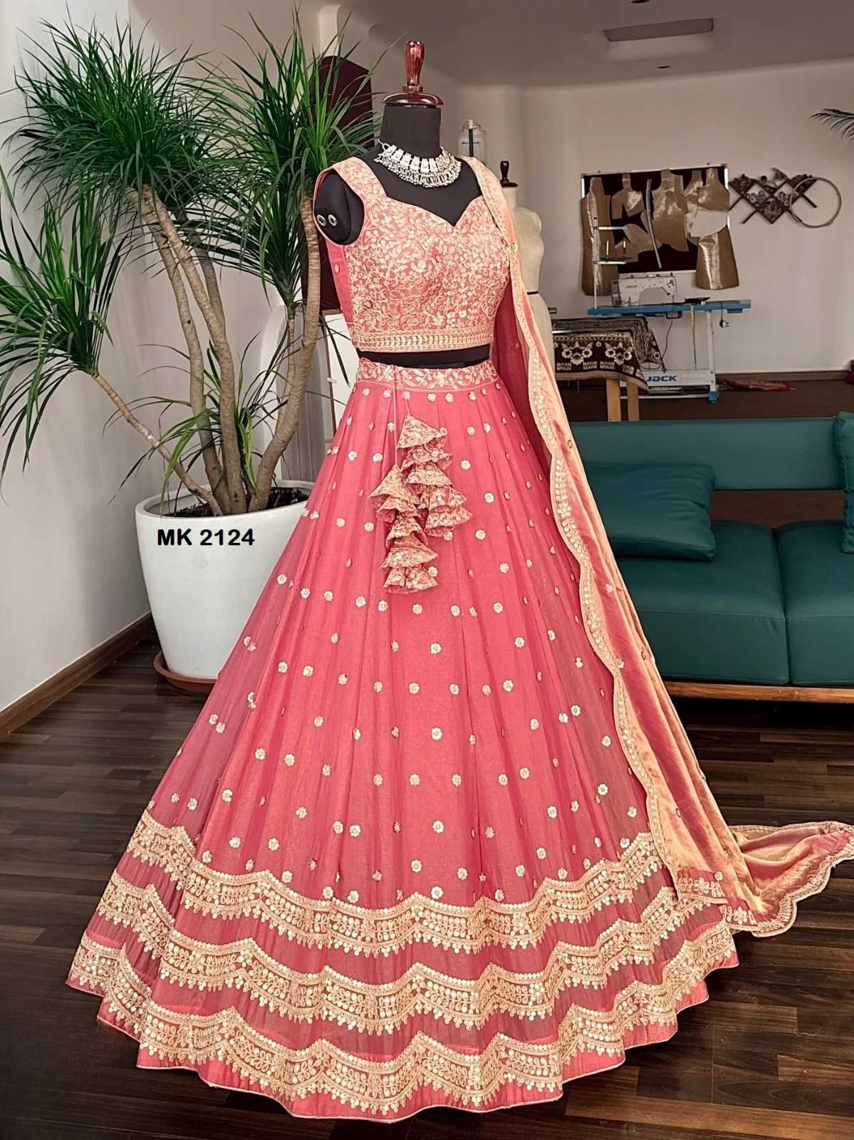 YNF Wholesale Heavy Silk Designer Lehenga  | Surat Manufacturer