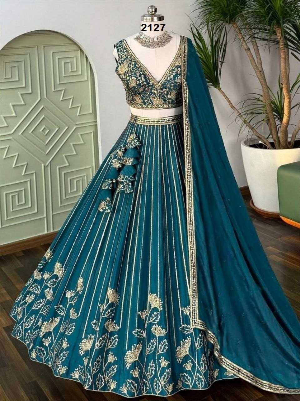 YNF Wholesale Chinon Silk Designer Lehenga  | Surat Manufacturer