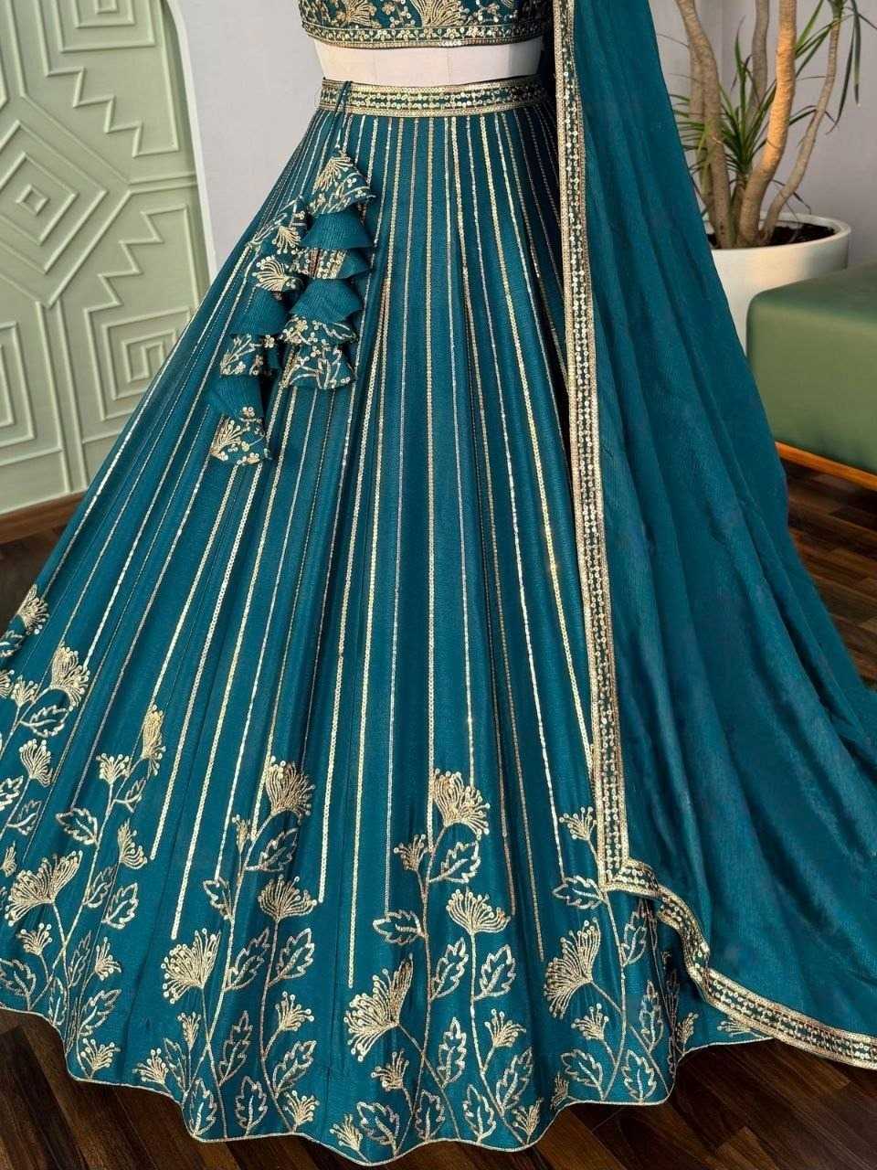 YNF Wholesale Chinon Silk Designer Lehenga  | Surat Manufacturer