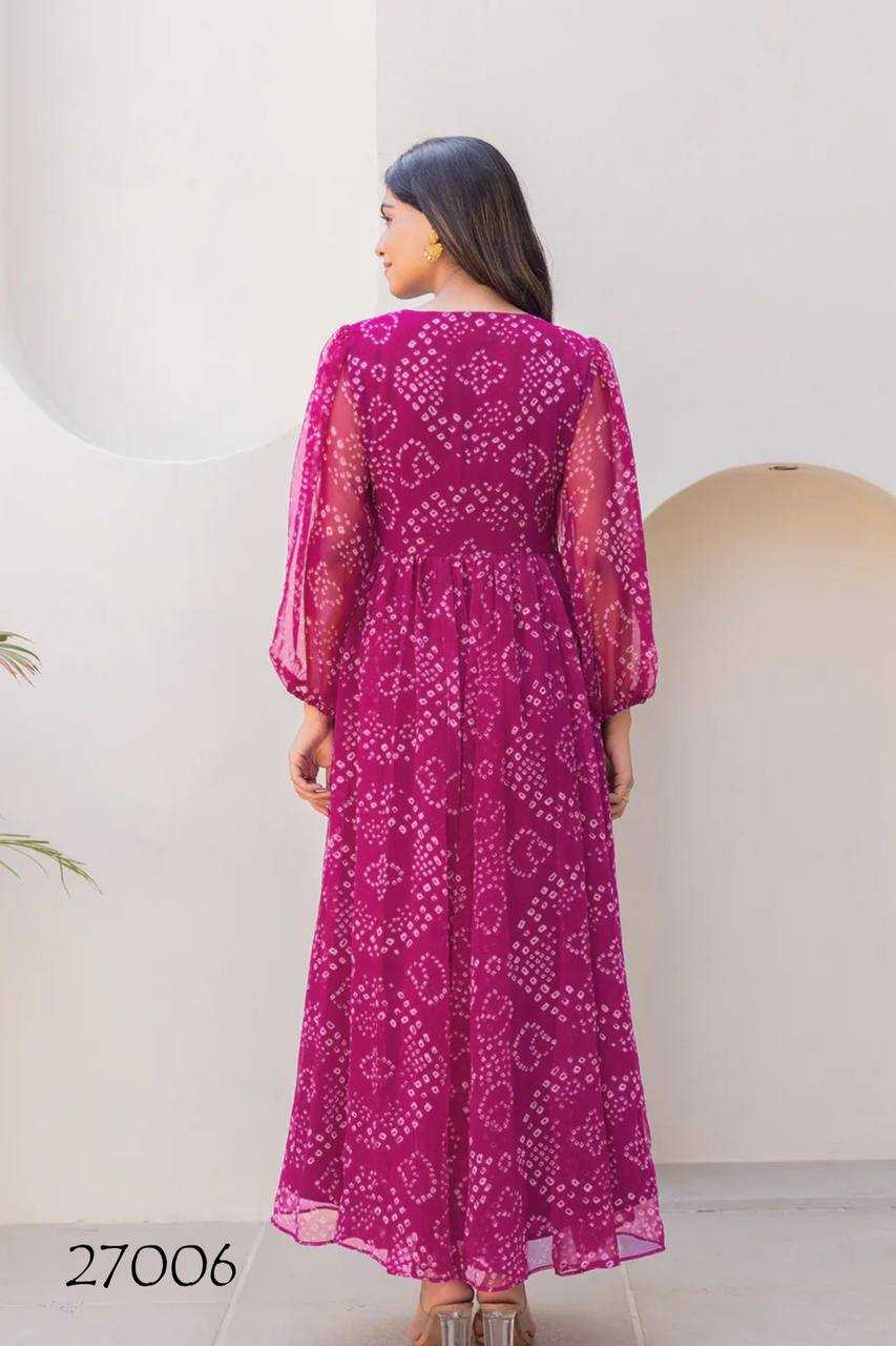 YNF Wholesale Faux Georgette Embroidery Gowns KESH744 27 | Surat Manufacturer