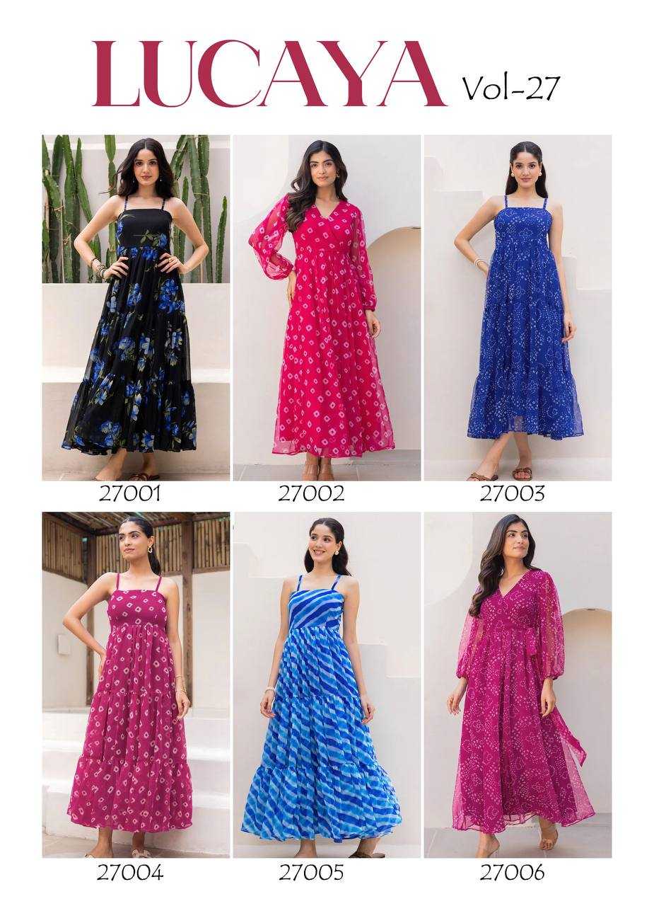 YNF Wholesale Faux Georgette Embroidery Gowns KESH744 27 | Surat Manufacturer