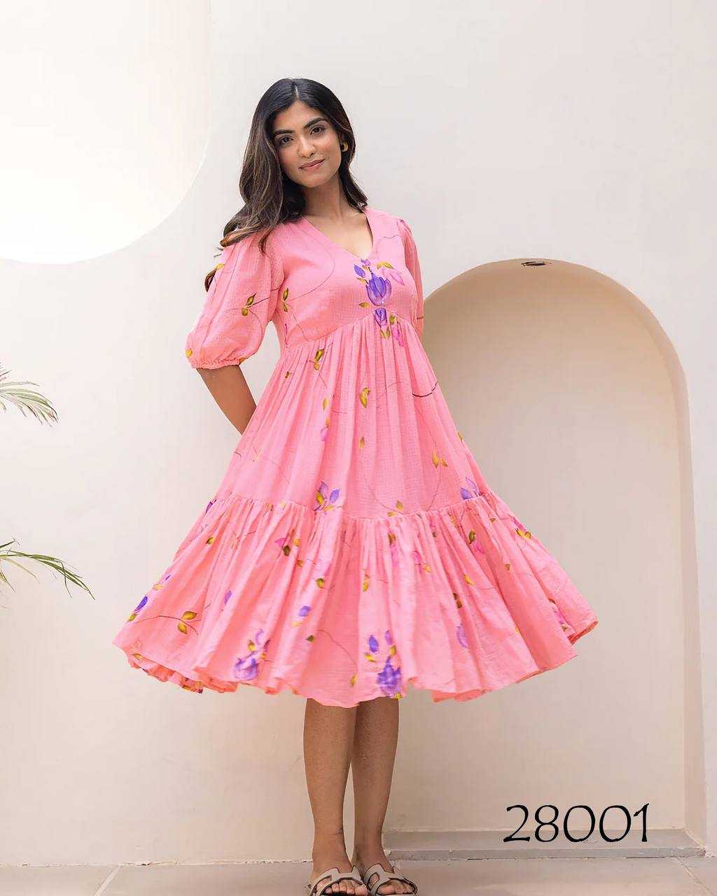 YNF Wholesale Kota Checks Printed Gowns KESH744 28 | Surat Manufacturer