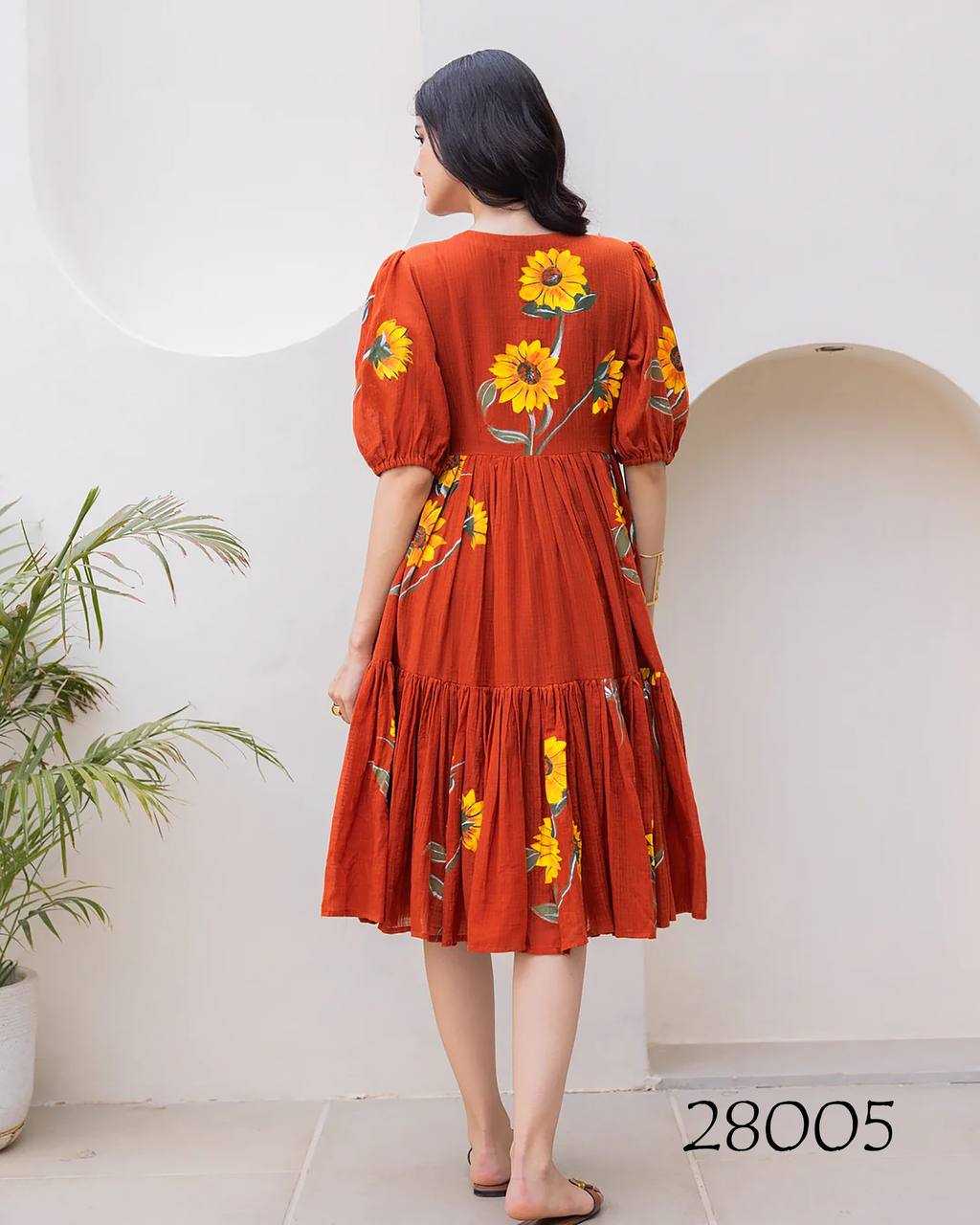 YNF Wholesale Kota Checks Printed Gowns KESH744 28 | Surat Manufacturer
