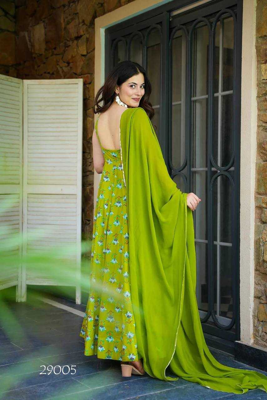 YNF Wholesale Georgette Printed Gowns KESH744 29 | Surat Manufacturer