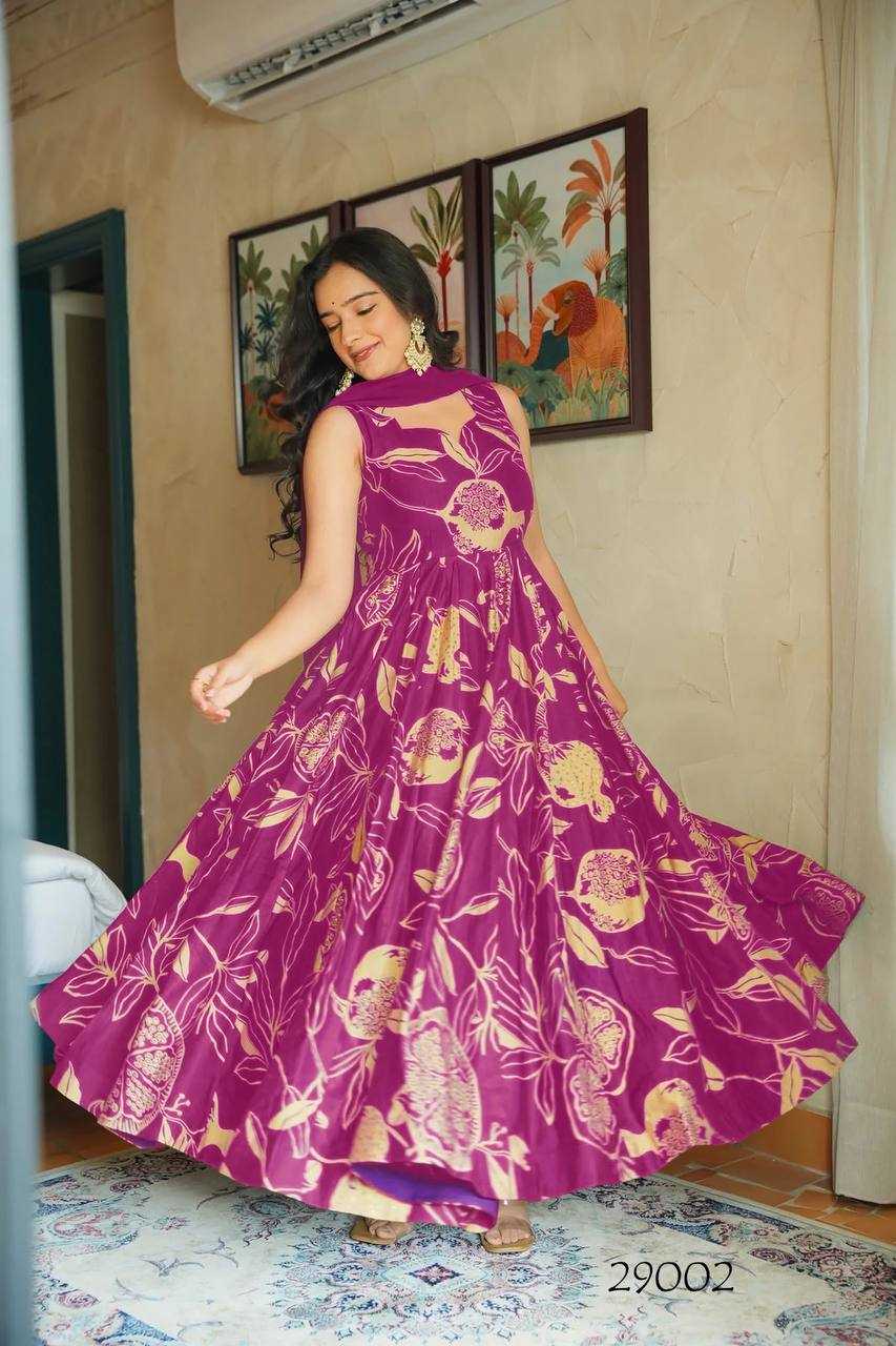 YNF Wholesale Georgette Printed Gowns KESH744 29 | Surat Manufacturer