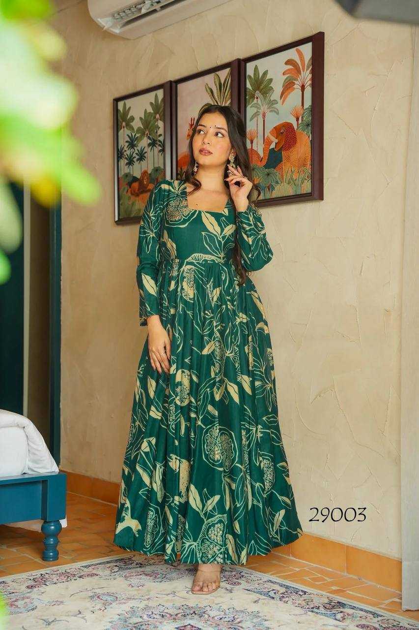 YNF Wholesale Georgette Printed Gowns KESH744 29 | Surat Manufacturer