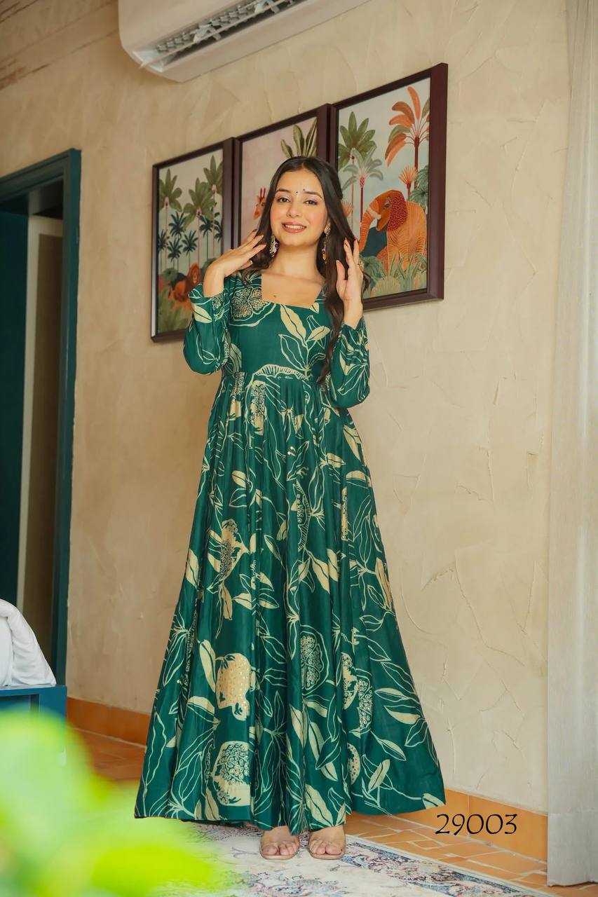 YNF Wholesale Georgette Printed Gowns KESH744 29 | Surat Manufacturer