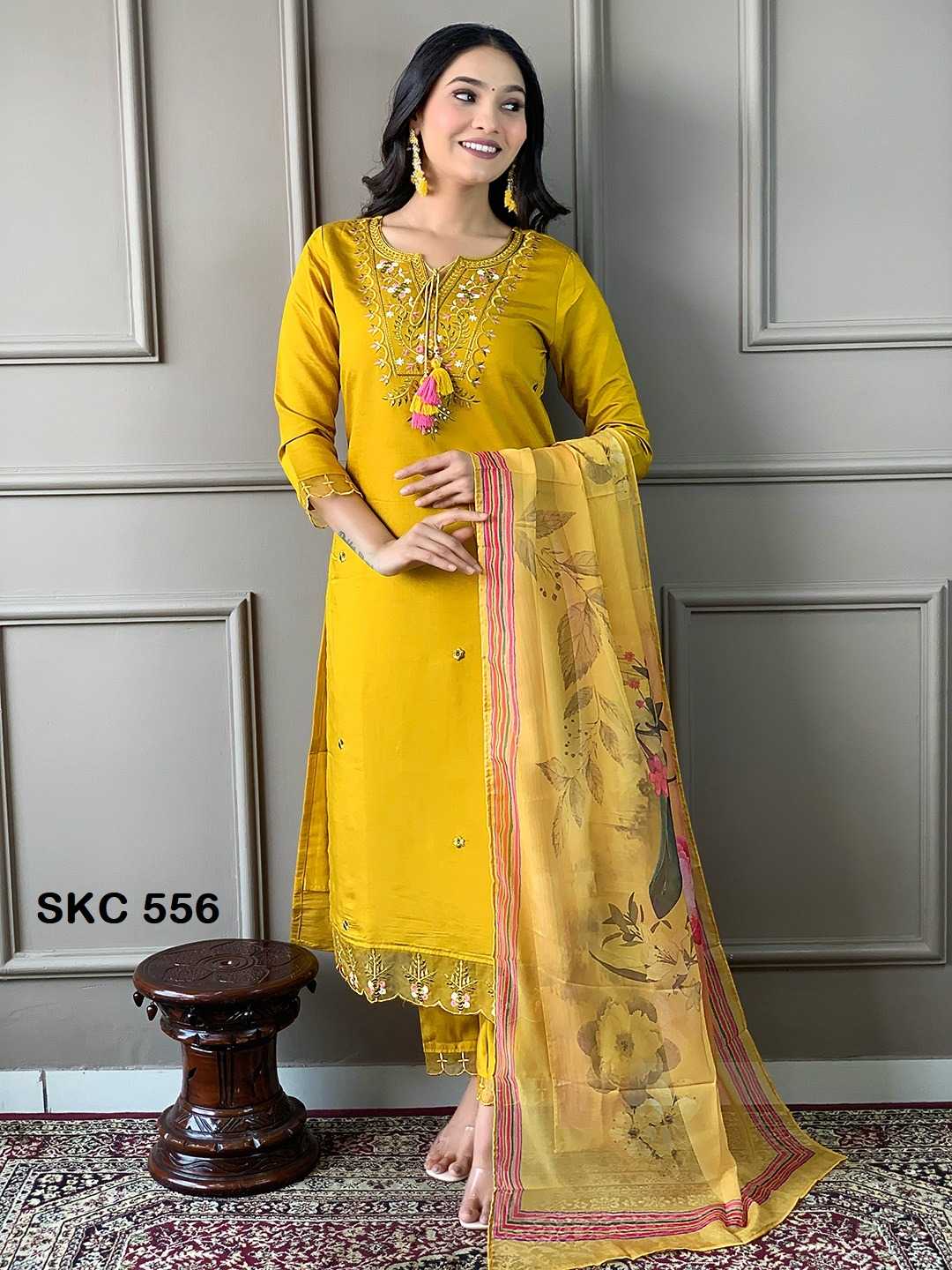 YNF Wholesale Slub Silk Festive Kurtis KESH744 556 | Surat Manufacturer