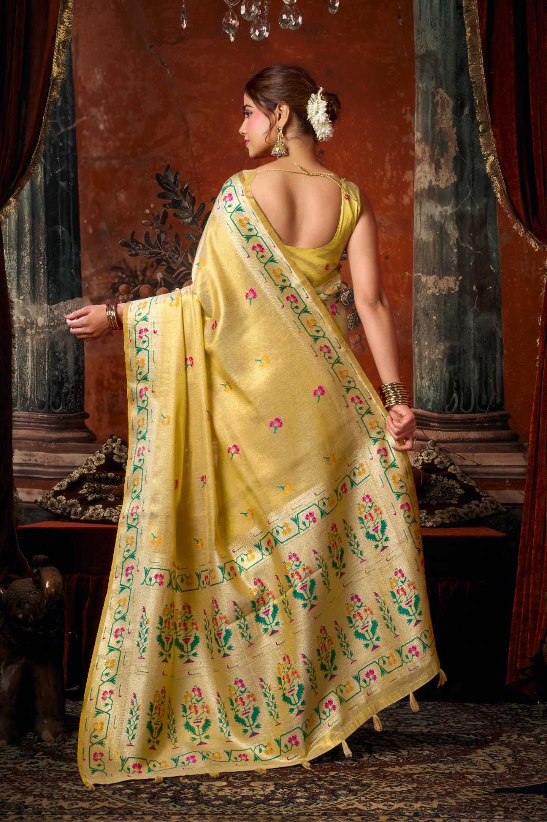 YNF Wholesale Tissue Silk Party Wear Silk Sarees  | Surat Manufacturer