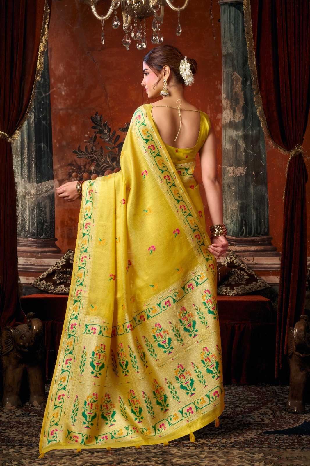 YNF Wholesale Tissue Silk Party Wear Silk Sarees  | Surat Manufacturer