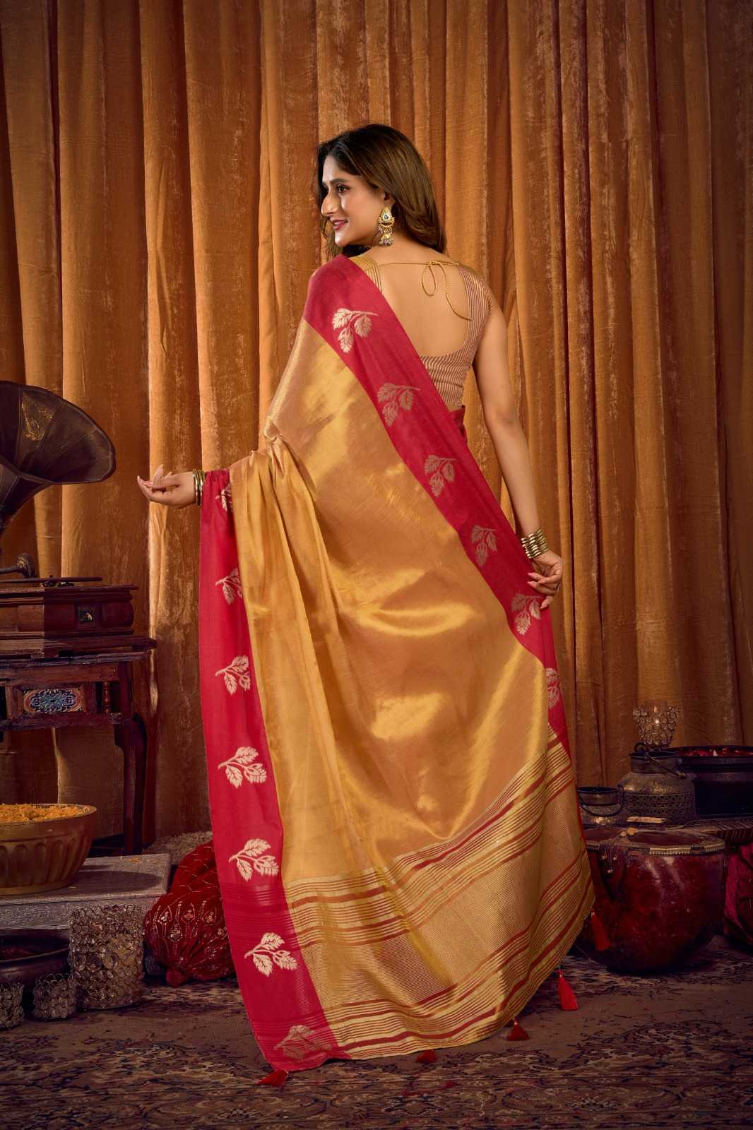 YNF Wholesale Tissue Designer Sarees  | Surat Manufacturer