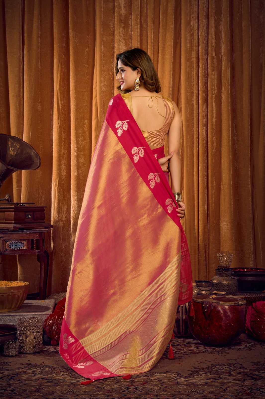 YNF Wholesale Tissue Designer Sarees  | Surat Manufacturer
