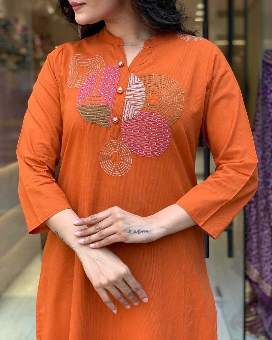 YNF Wholesale Rayon Cotton Kurtis KESH744 KASHMIRA | Surat Manufacturer