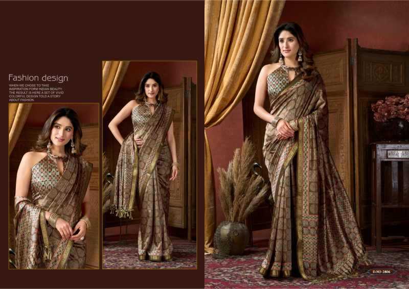 YNF Wholesale Heavy Silk Printed Sarees KESH744 SAAMAIRA | Surat Manufacturer