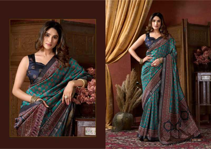 YNF Wholesale Heavy Silk Printed Sarees KESH744 SAAMAIRA | Surat Manufacturer