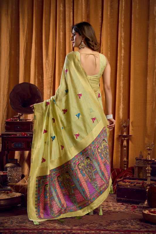 YNF Wholesale Khadi Cotton Jacquard Saree KESH744 SHRUTI | Surat Manufacturer