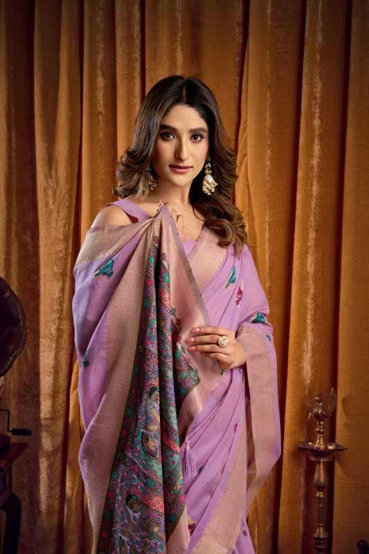 YNF Wholesale Khadi Cotton Jacquard Saree KESH744 SHRUTI | Surat Manufacturer