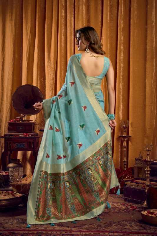 YNF Wholesale Khadi Cotton Jacquard Saree KESH744 SHRUTI | Surat Manufacturer