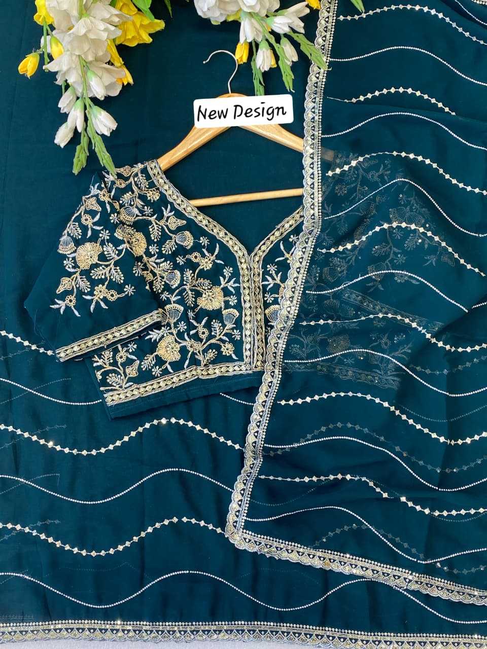 YNF Wholesale Georgette Party Wear Sarees  | Surat Manufacturer
