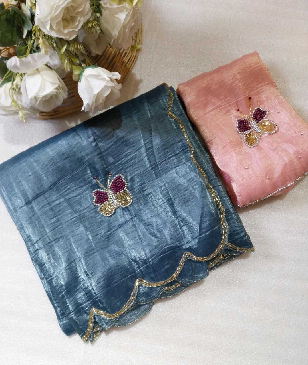 YNF Wholesale Crunchi Designer Sarees  | Surat Manufacturer