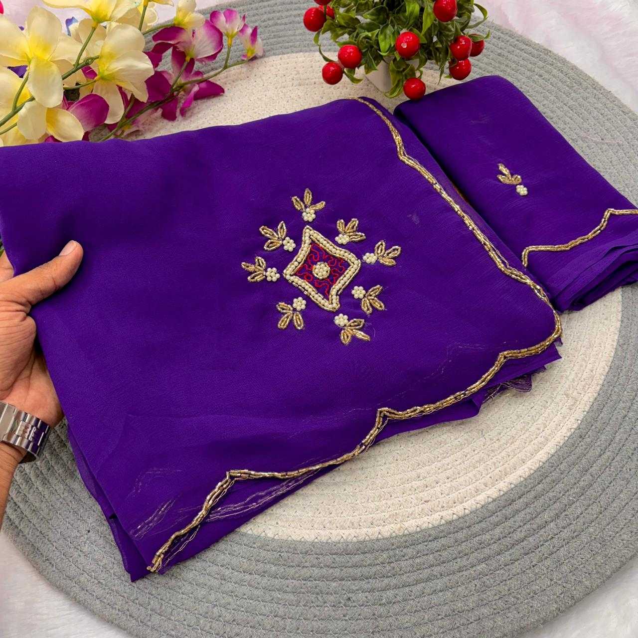 YNF Wholesale Georgette Designer Sarees  | Surat Manufacturer