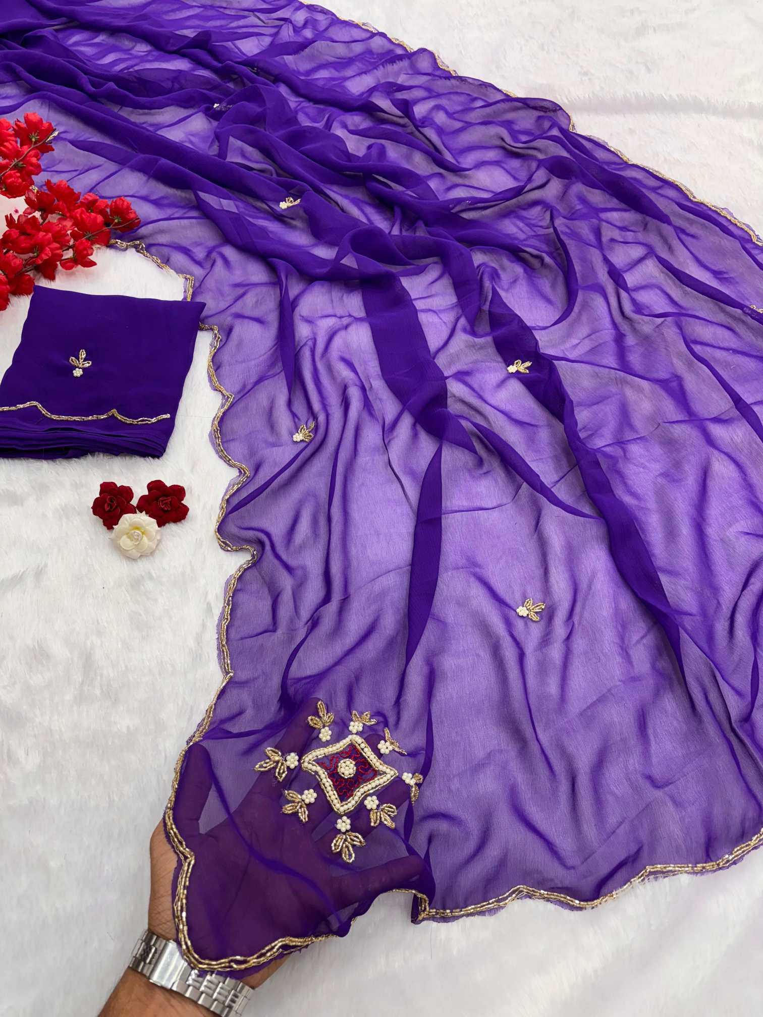 YNF Wholesale Georgette Designer Sarees  | Surat Manufacturer