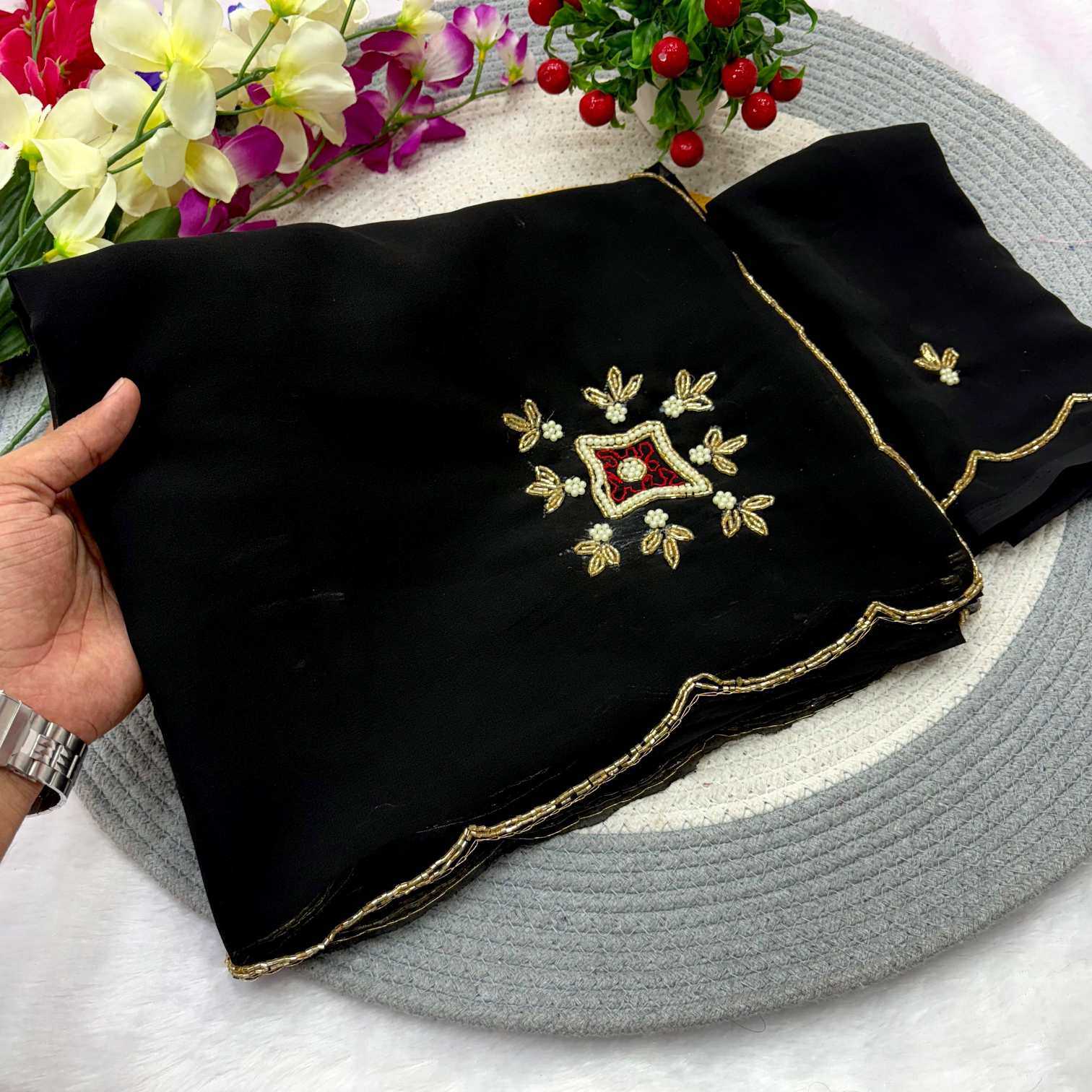 YNF Wholesale Georgette Designer Sarees  | Surat Manufacturer