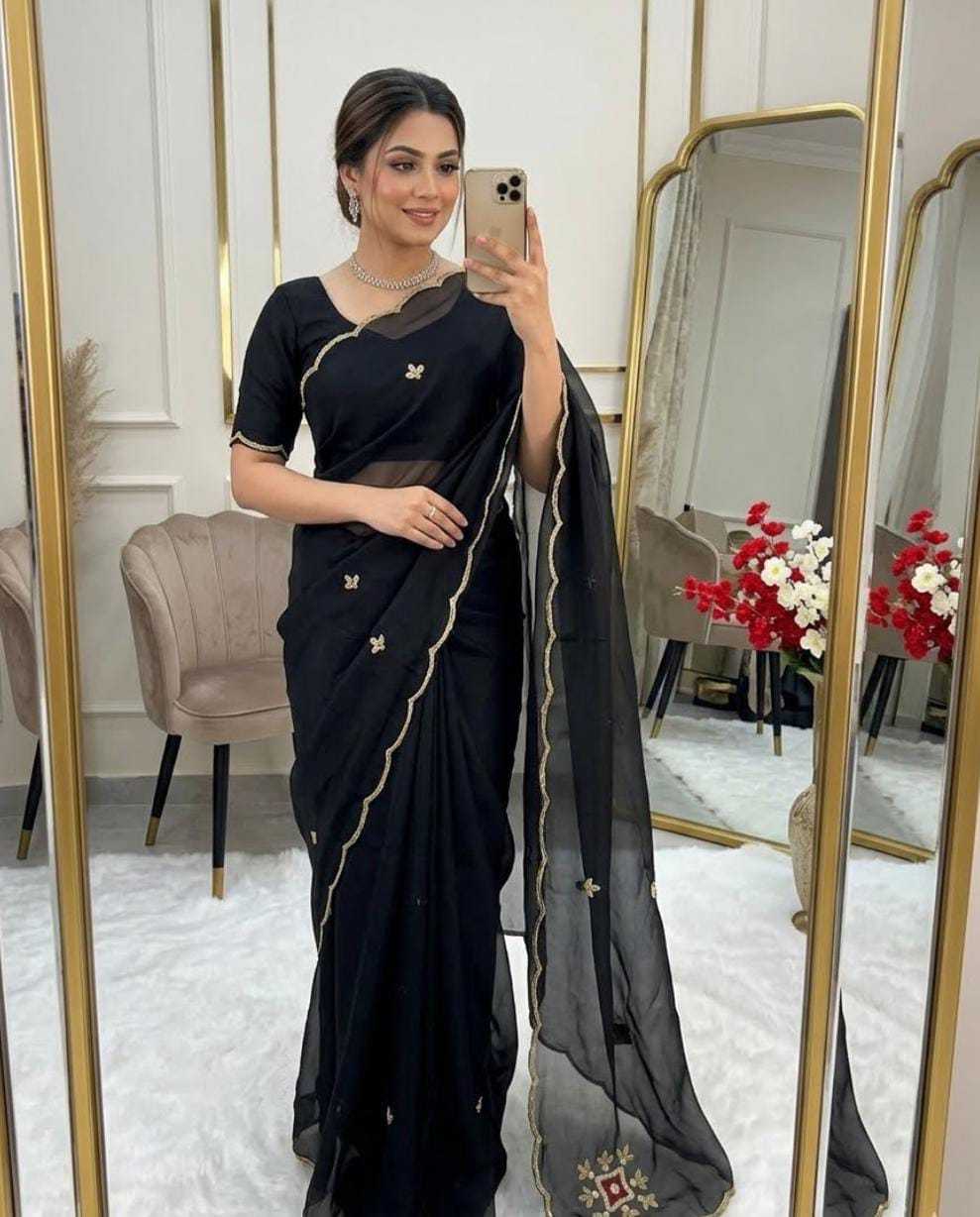 YNF Wholesale Georgette Designer Sarees  | Surat Manufacturer